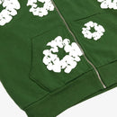 Moletom Denim Tears Cotton Wreath Zip Green